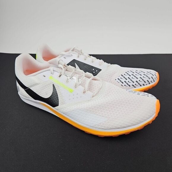 Nike Zoom Rival XC 6 White/Orange Track Shoe's Spikes DX7999-100 Men's Size 11.5 - Picture 1 of 7